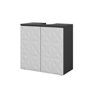 Vicco ZÁKLADNÍ SKŘÍŇKA POD UMYVADLO Edge Černá 60 x 57 cm se 2 dvířky obraz
