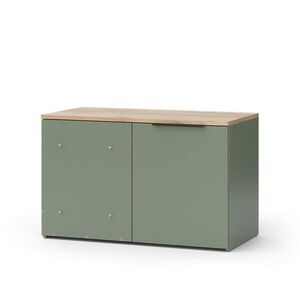 Vicco KREDENC Wido Zelená 80 x 50 cm s dveřmi obraz