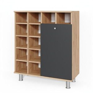 Vicco SKŘÍŇKA DO KOUPELNY Fynn Antracit 78.4 x 91.6 cm obraz