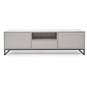 Beautysofa NÍZKÁ komoda Giana se 2 dvířky a zásuvkou, 160 cm, béžová písková obraz