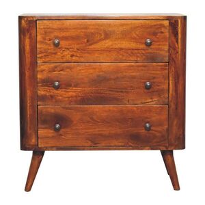 Artisan Furniture OTOMANA kůže Buffalo Tan, světlý ořechový povrch, hnědý obraz