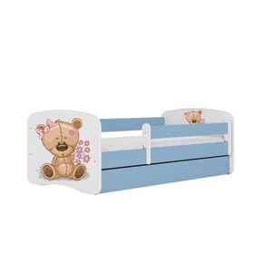 RAUMHIRSCH FURNITURE DĚTSKÁ POSTEL Medvídek s květinami se zásuvkou 180/80 90/61/184 obraz