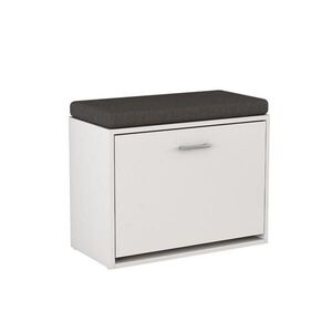 Vicco BOTNÍK S LAVICÍ Georg Bílá 60 x 49.5 cm s policí obraz