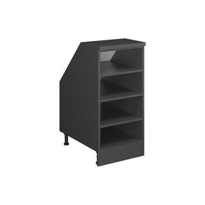 Vicco SKŘÍŇ POD ŠIKMOU STŘECHU Rion Antracit 40 x 81.8 cm se 4 přihrádkami, korpus skříně hloubka 60 cm obraz