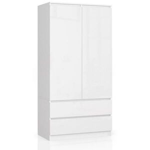 RAUMHIRSCH FURNITURE ŠATNÍK Bílá, lesklá bílá 180/90/51 obraz