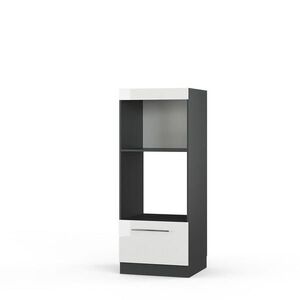 Vicco SKŘÍŇKA NA MIKROVLNNOU TROUBU Fame-Line Bílá vysoký lesk 60 cm otevřený obraz