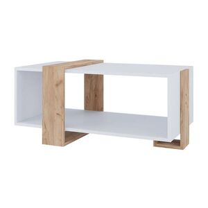 Vicco KONFERENČNÍ STOLEK Aven Bílý/zlatý dub 91.5 x 52 cm obraz
