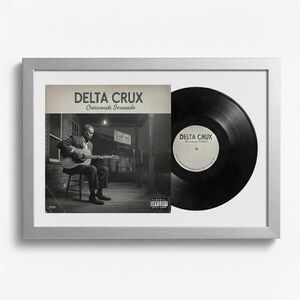 K-Möbel RÁM NA GRAMOFONOVÉ DESKY 40/60 na obal a vinylovou desku obraz