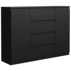 RAUMHIRSCH FURNITURE KOMODA černá 120/102/39 obraz