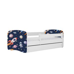 RAUMHIRSCH FURNITURE DĚTSKÁ POSTEL Kosmos se zásuvkou a matrací 140/70 obraz