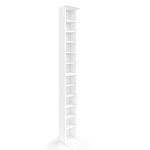 Vicco POLICE NA CD Bílá 21 x 183.6 cm Velká sada 2 kusů obraz