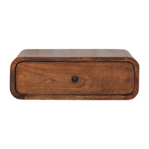 Artisan Furniture NOČNÍ SKŘÍŇKA Lunar závěsná, 2 zásuvky, tmavě hnědá obraz