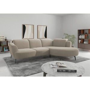 Sit & More ROHOVÁ SEDAČKA, textil, béžová obraz