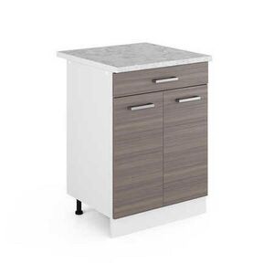 Vicco SPODNÍ SKŘÍŇKA KUCHYŇSKÉ LINKY R-Line Ušlechtilá šedá 60 cm se zásuvkou a pracovní deskou obraz