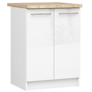 RAUMHIRSCH FURNITURE SPODNÍ SKŘÍŇ Bílá, bílá lesklá 85/60/46 obraz