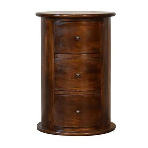 Artisan Furniture NOČNÍ STOLEK Avora Mini v dubovém vzhledu, 1 zásuvka, béžová obraz