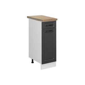 Vicco SPODNÍ SKŘÍŇKA KUCHYŇSKÉ LINKY R-Line Antracitový venkovský dům 30 cm , PD Dub obraz