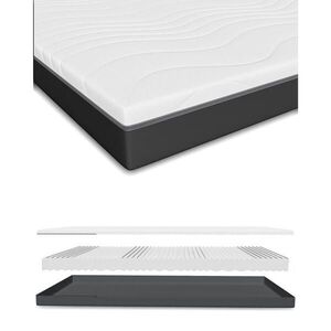 Schlaftroll MATRACE ZE STUDENÉ PĚNY 90x190 – 7 ZÓN – H3 – ortopedická – prodyšná – výška 13 cm obraz
