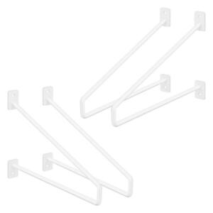 ML-DESIGN DRŽÁK NA POLICE, sada 2 ks, 265 mm, bílý obraz