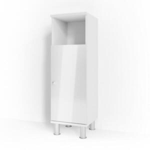 Vicco STŘEDNÍ SKŘÍŇKA Fynn Bílá vysoký lesk 30 x 95 cm obraz