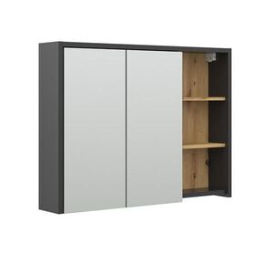 Vicco KOUPELNOVÁ ZRCADLOVÁ SKŘÍŇKA Viola Řemeslný dub 100 x 75 cm obraz
