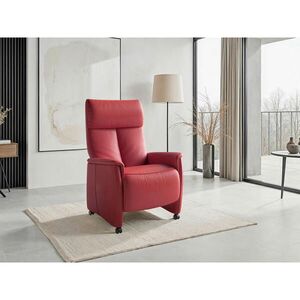 Sit & More RELAXAČNÍ KŘESLO, kůže, červená obraz