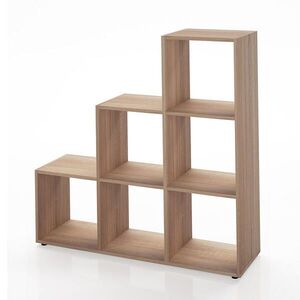 Vicco SCHODIŠŤOVÝ REGÁL Sonoma 105 x 107.5 cm obraz