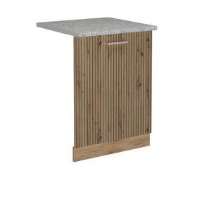 Vicco ČELNÍ PANEL MYČKY R-Line Řemeslný dub 60 cm s pracovní deskou obraz