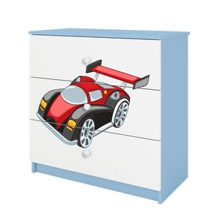 RAUMHIRSCH FURNITURE KOMODA Babydreams Závodní auto 81/81/41 obraz