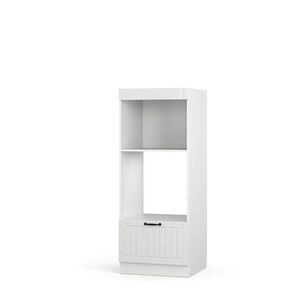 Vicco SKŘÍŇKA NA MIKROVLNNOU TROUBU Fame-Line Bílý venkovský dům 60 cm otevřený obraz