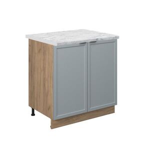 Vicco SKŘÍŇKA POD DŘEZ Fame-Line Světle modrošedá 80 cm , PD Mramor obraz