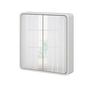 Vicco KOUPELNOVÁ ZRCADLOVÁ SKŘÍŇKA Arla Bílá/dub 60 x 60 cm obraz