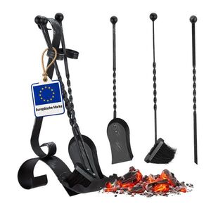 Relaxdays KRBOVÉ NÁŘADÍ Antik 4-dílné ocelové 57 cm obraz