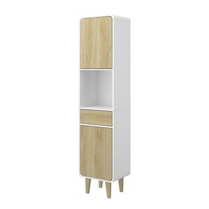 Vicco KOUPELNOVÝ NÁBYTEK Arla Bílá/dub 40 x 161 cm obraz