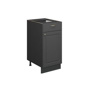 Vicco SPODNÍ SKŘÍŇKA KUCHYŇSKÉ LINKY Fame-Line Anthrazit-Gold Landhaus 40 cm bez pracovní desky obraz