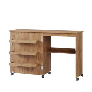 Vicco ŠICÍ STŮL Carmen Dub 118 x 77.5 cm se 3 policemi obraz