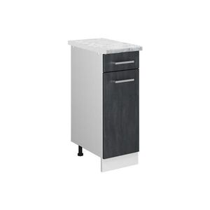 Vicco SPODNÍ SKŘÍŇKA KUCHYŇSKÉ LINKY R-Line Černý beton 30 cm PD Mramor obraz