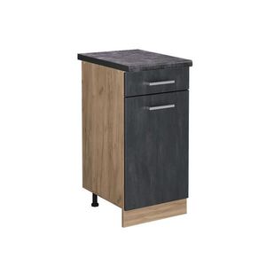 Vicco SPODNÍ SKŘÍŇKA KUCHYŇSKÉ LINKY R-Line Černý beton 40 cm PD Antracit obraz