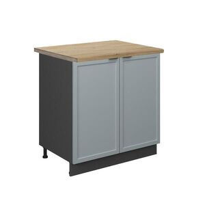 Vicco SKŘÍŇKA POD DŘEZ Fame-Line Světle modrošedá 80 cm , PD Dub obraz