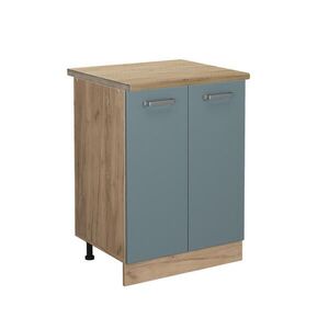 Vicco SPODNÍ SKŘÍŇKA KUCHYŇSKÉ LINKY R-Line Modrošedá 60 cm , PD Dub obraz