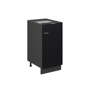 Vicco SPODNÍ SKŘÍŇKA KUCHYŇSKÉ LINKY Fame-Line Černý pruhovaný 40 cm bez pracovní desky obraz