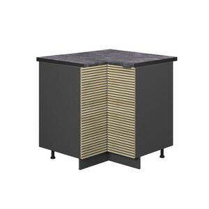 Vicco ROHOVÁ SKŘÍŇKA Fame-Line Dubový panel 80.5 cm , PD Antracit obraz