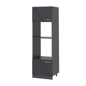 Vicco SKŘÍŇKA NA MIKROVLNNOU TROUBU R-Line Černý beton 60 cm obraz