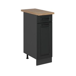 Vicco SPODNÍ SKŘÍŇKA KUCHYŇSKÉ LINKY R-Line Antracitový venkovský dům 30 cm , PD Dub obraz