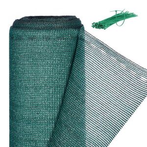 Relaxdays ZÁSTĚNA Tmavě zelená HDPE na plot 1x10 m obraz
