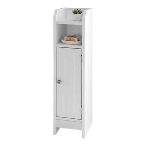 Relaxdays SKŘÍŇKA Bílá koupelnová 80 cm obraz