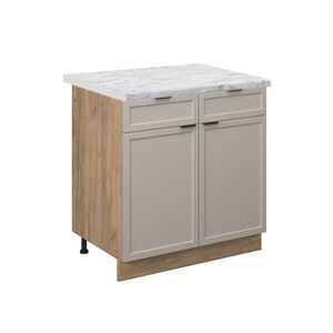 Vicco SPODNÍ SKŘÍŇKA KUCHYŇSKÉ LINKY Fame-Line GreyBeige 80 cm , PD Mramor obraz