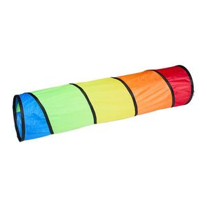 Relaxdays TUNEL Barevný samorozkládací polyester 180x46 cm obraz