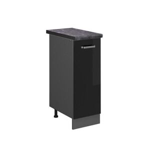 Vicco LÉKÁRNIČKOVÁ SKŘÍŇKA R-Line Černý vysoký lesk 30 cm , PD Antracit obraz