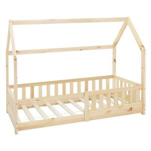 ML-DESIGN DĚTSKÁ POSTEL se střechou 80x160 cm přírodní obraz